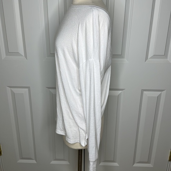 Aritzia Wilfred Free White Back Knotted Top Sz M - Picture 2 of 5